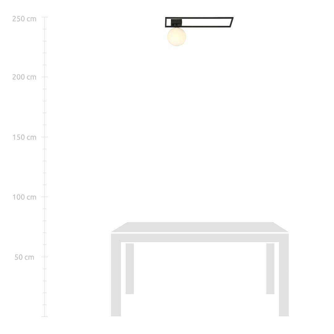 Loftlampe IMAGO 1B - Sort / Hvid - Nordic Unique