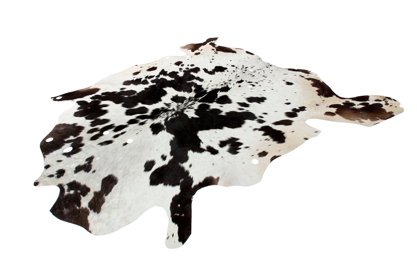 Læder Tæppe Glam 200 – Sort / Hvid - Nordic Unique