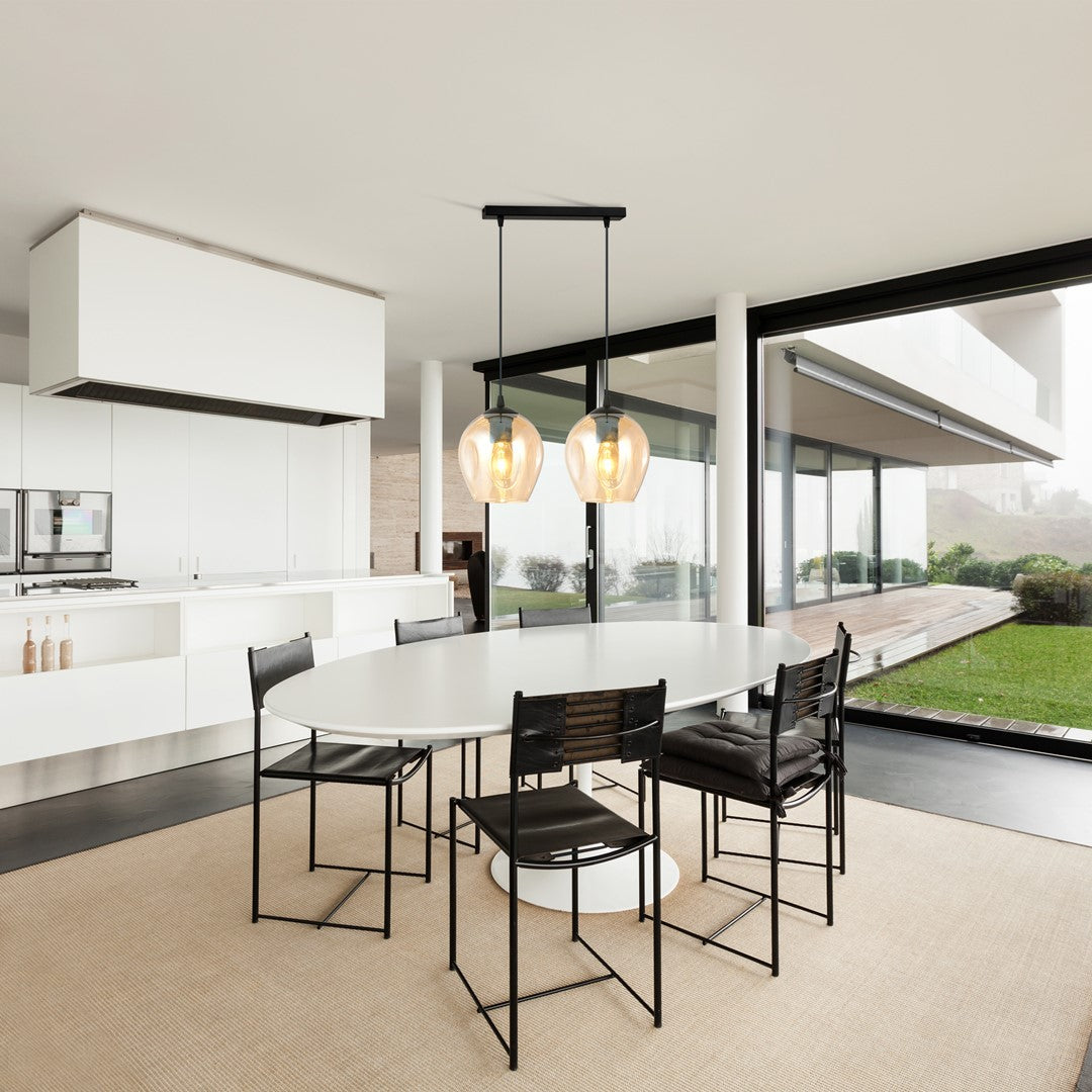 Loftlampe ISTAR 2 Sort / Rav - Nordic Unique