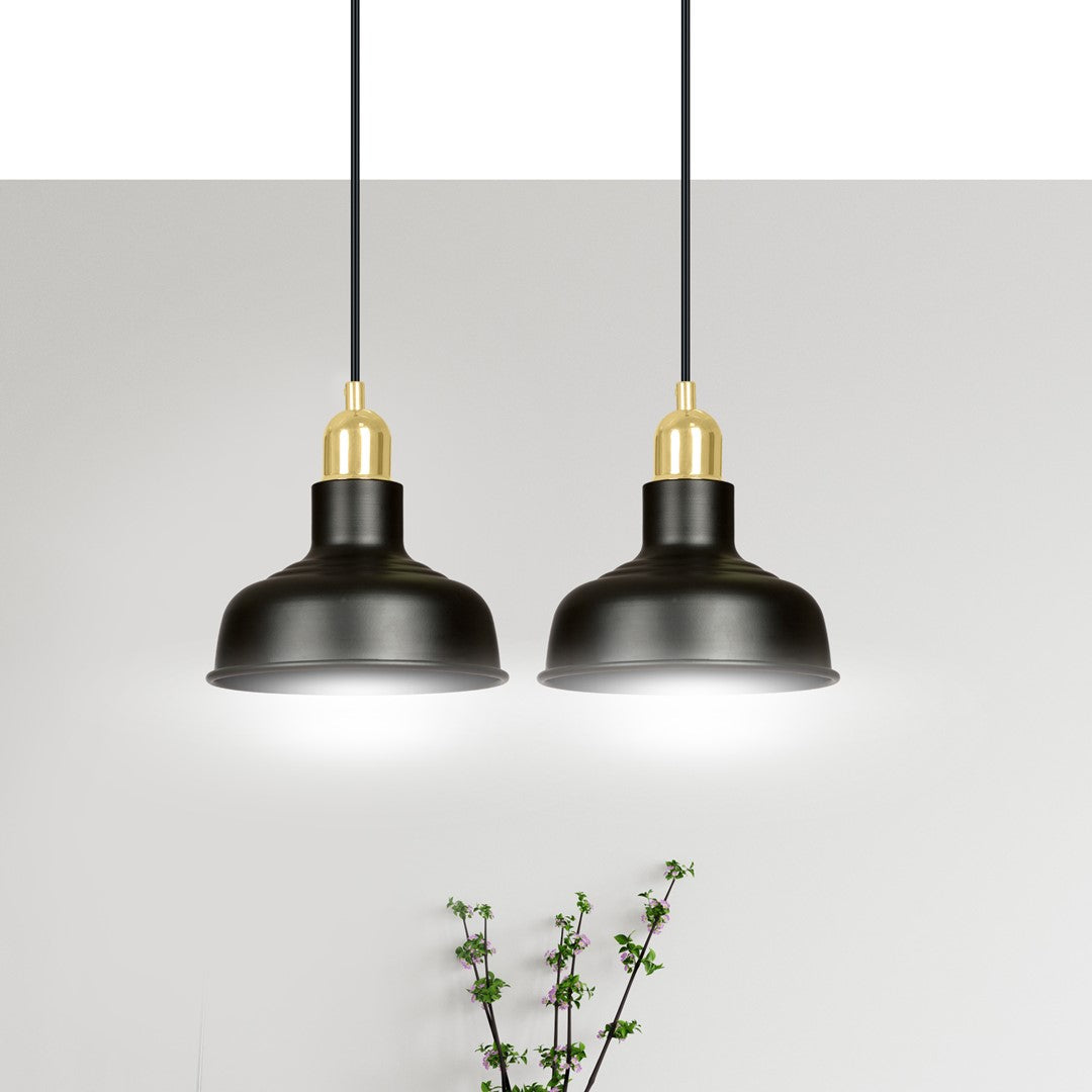 Loftlampe IBOR 2 - Sort / Guld - Nordic Unique
