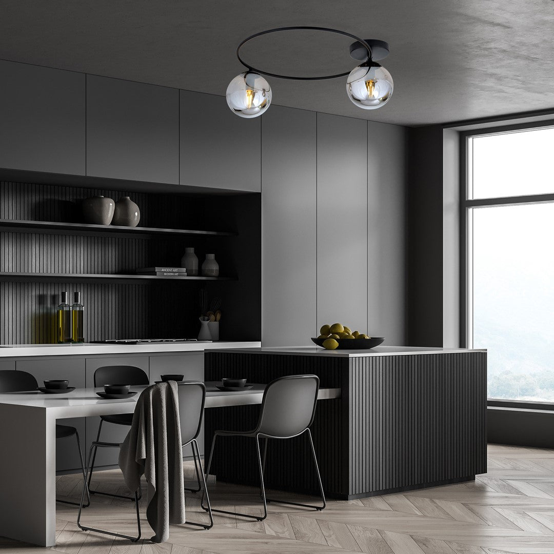 Loftlampe SOPRA 2 - Sort / Grafit - Nordic Unique