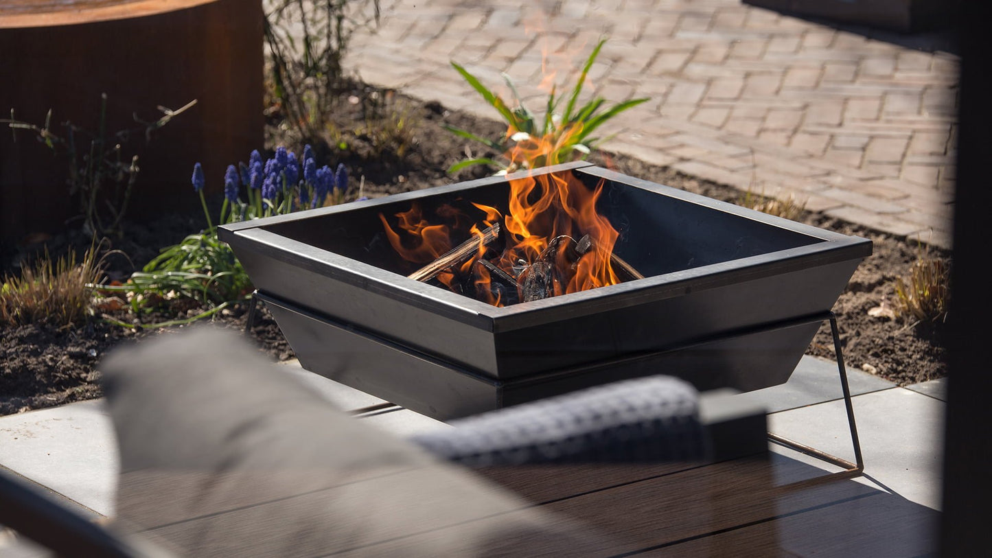 Reso Bålfad – Sort / Industrielt Look - Nordic Unique