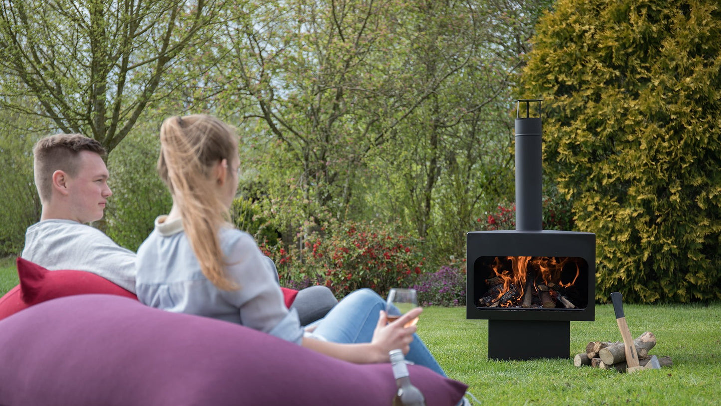 Jersey Bålfad/Pejs XL – Sort - Nordic Unique