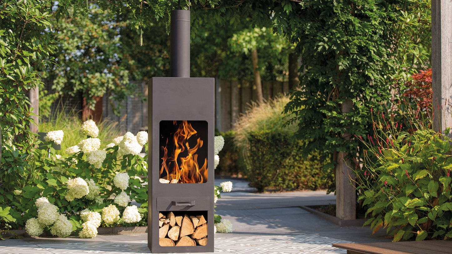 Jersey Bålfad Vuurhaard XXL – Sort - Nordic Unique