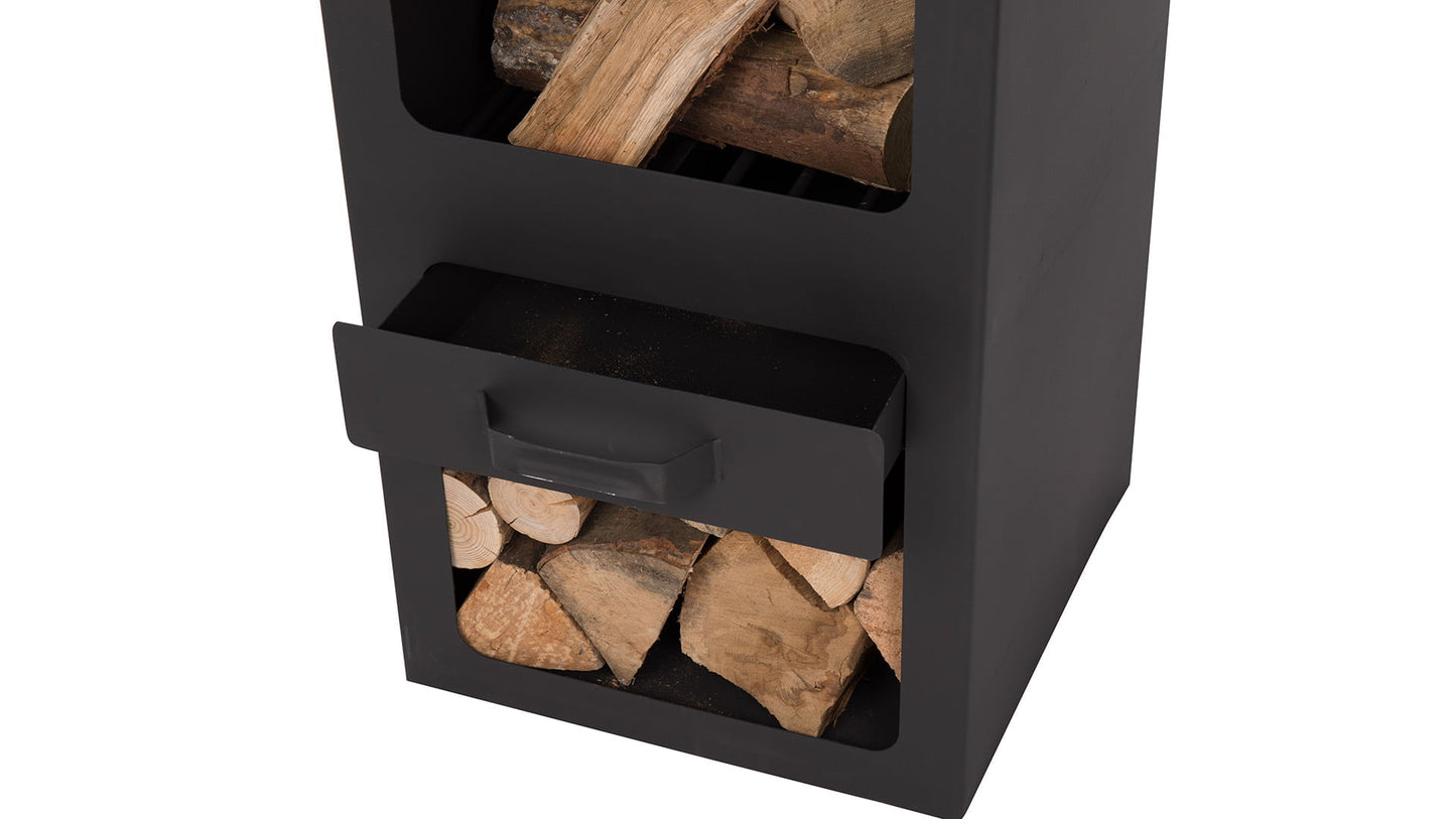 Jersey Bålfad Vuurhaard XXL – Sort - Nordic Unique