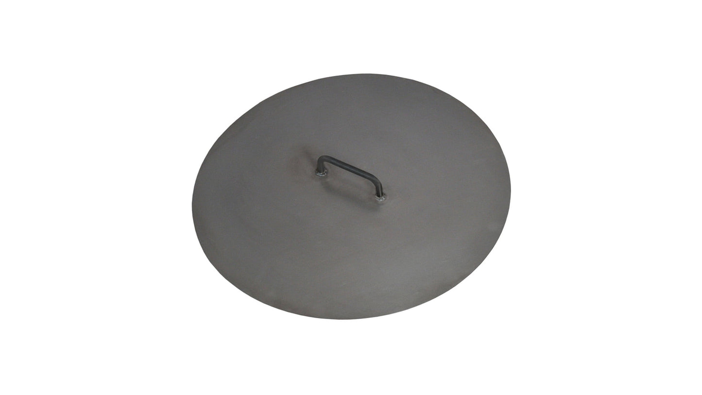 Bålfad Låg/Dæksel 80 cm – Industrielt Look - Nordic Unique