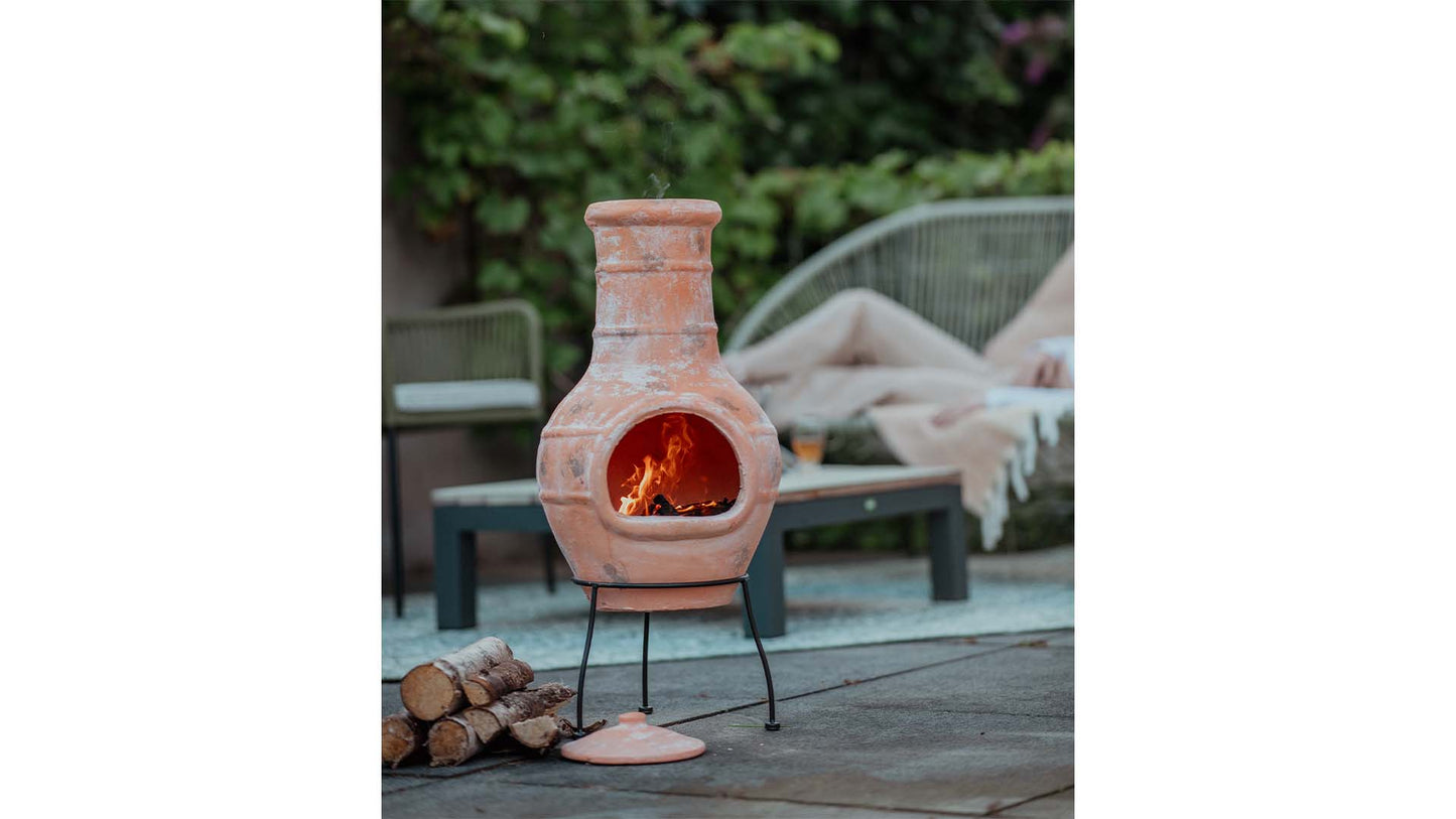 Lima Bålfad Mexicansk Lerpejs – Beige - Nordic Unique