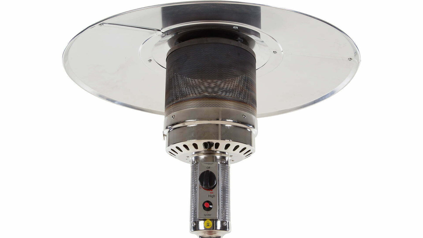 Sargas Gas Terrassevarmer – Rustfrit Stål (14000W) - Nordic Unique