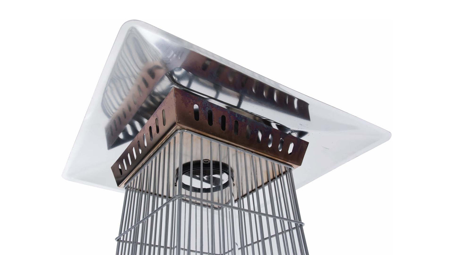 Atria Flame Torch Gas Terrassevarmer – Antracitgrå (11000W) - Nordic Unique