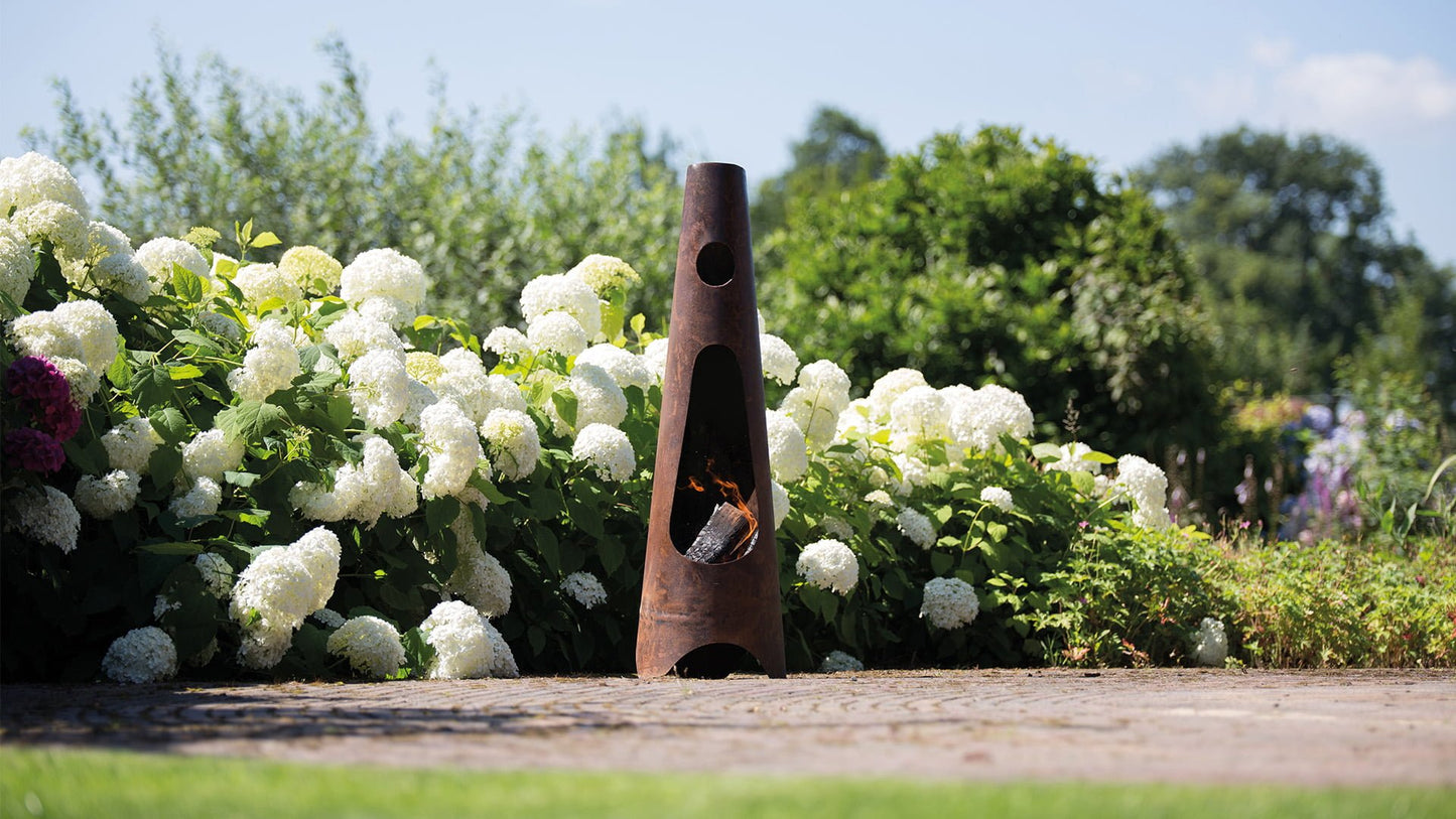 Thor Mini Bålfad – Håndlavet 110 cm Rust - Nordic Unique