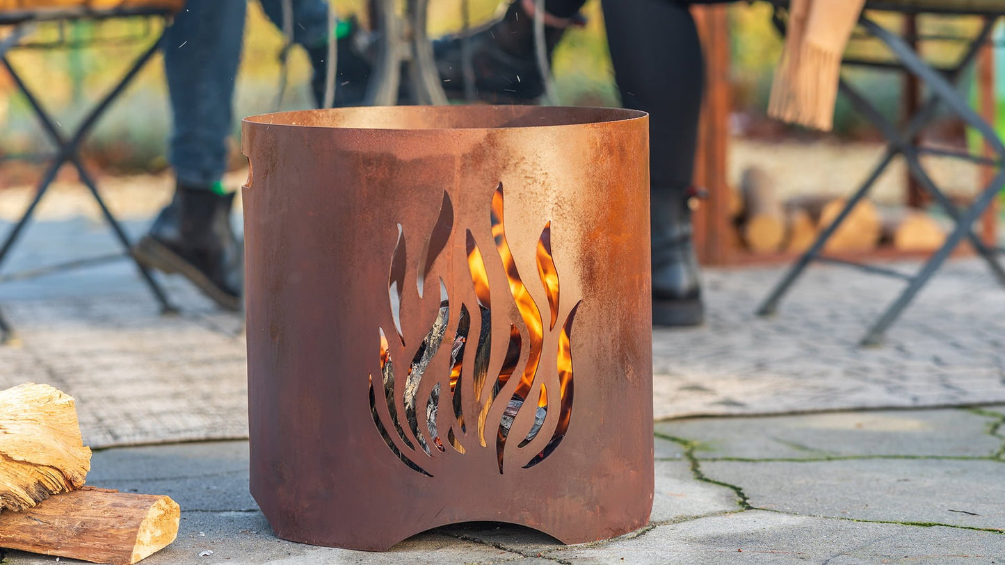 Kiruna Bålfad Håndlavet – Rust - Nordic Unique