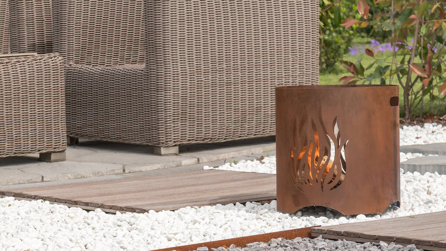 Kiruna Bålfad Håndlavet – Rust - Nordic Unique