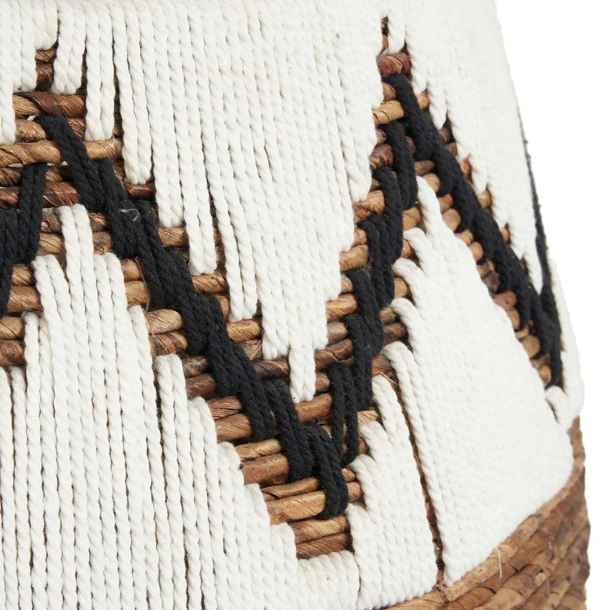 Den Lille Bugt Strandkurv - Naturlig Hvid - L - Nordic Unique