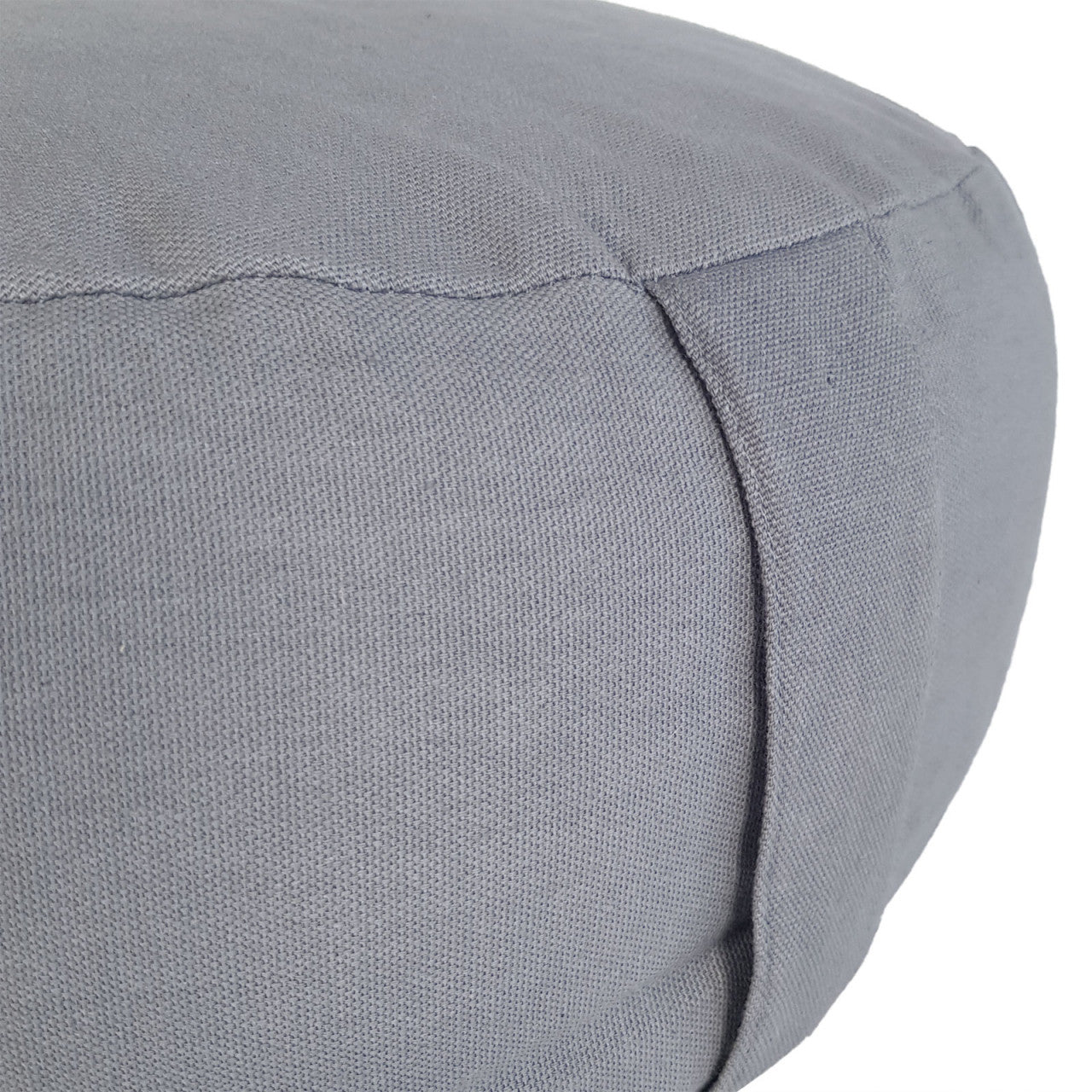 Yogapude & Meditationspude Lotus rund - H16 x Ø31 cm - Grå