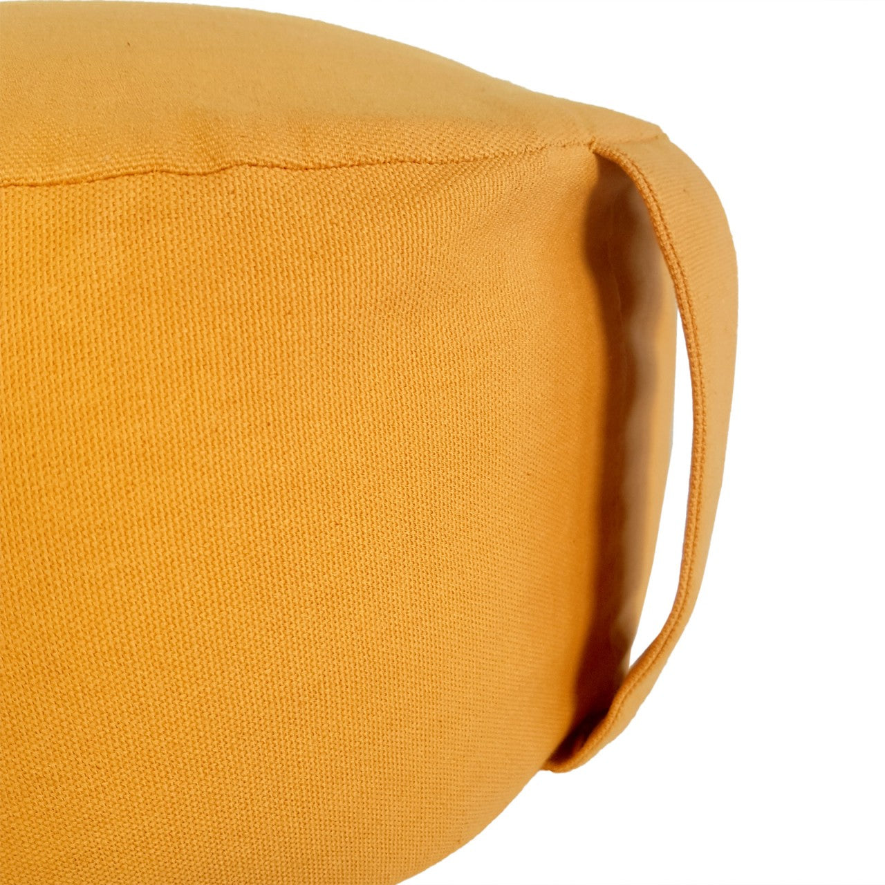 Yogapude & Meditationspude Lotus rund - H16 x Ø31 cm - Gul - Nordic Unique