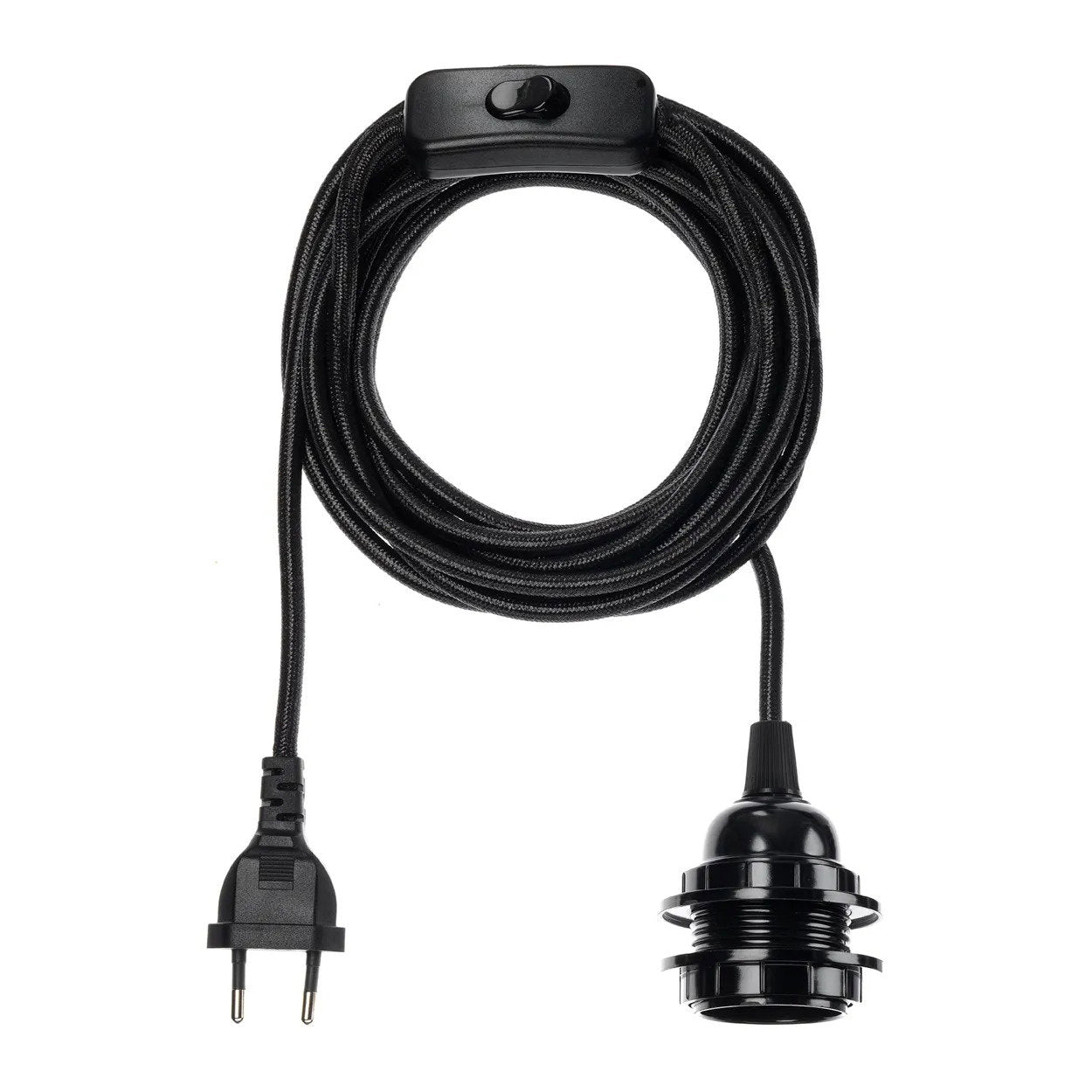 Socket for mounting lamps in the ceiling - Black 450cm