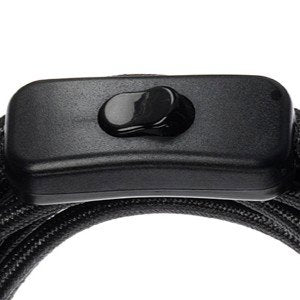 Socket for mounting lamps in the ceiling - Black 450cm