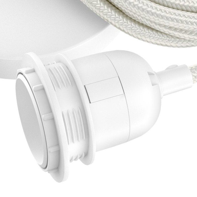 Socket for mounting lamps in the ceiling - White - 250cm
