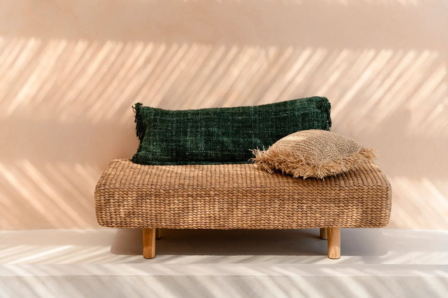 Oh My Gee Cushion Cover - Forest Green - 35x100cm