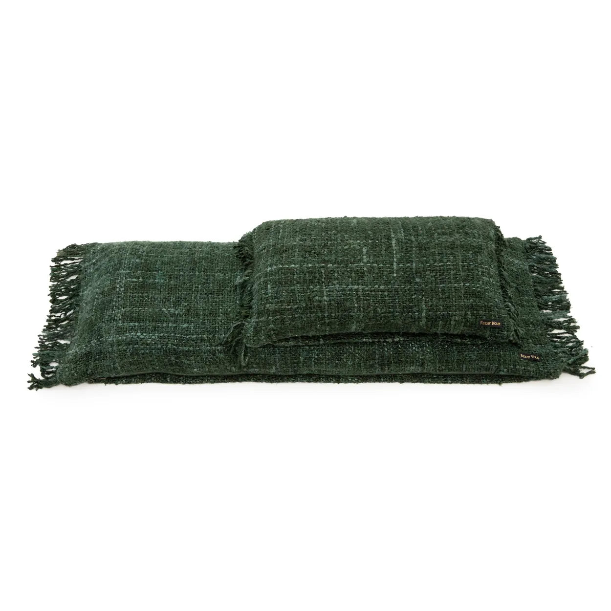 Oh My Gee Cushion Cover - Forest Green - 35x100cm