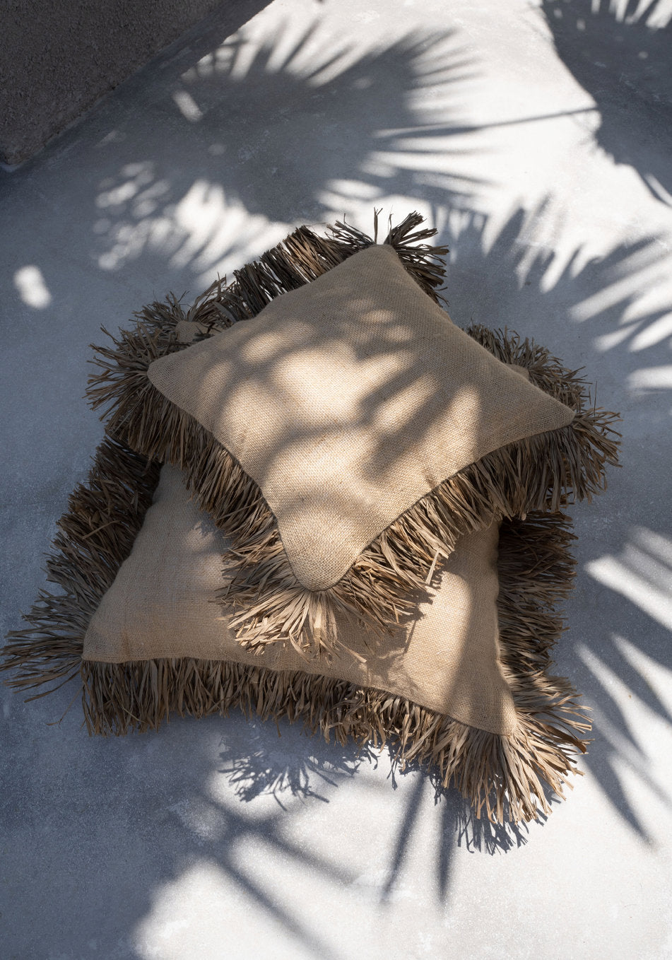 Jute Bonita Cushion Cover - Natural - 40x40cm