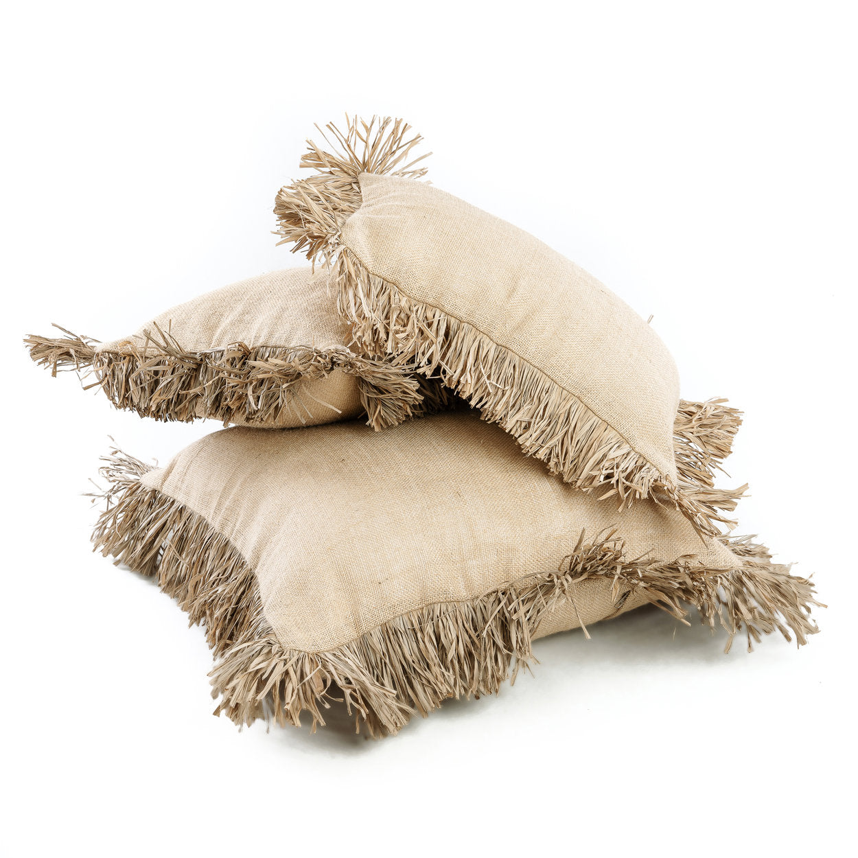 Jute Bonita Cushion Cover - Natural - 40x40cm