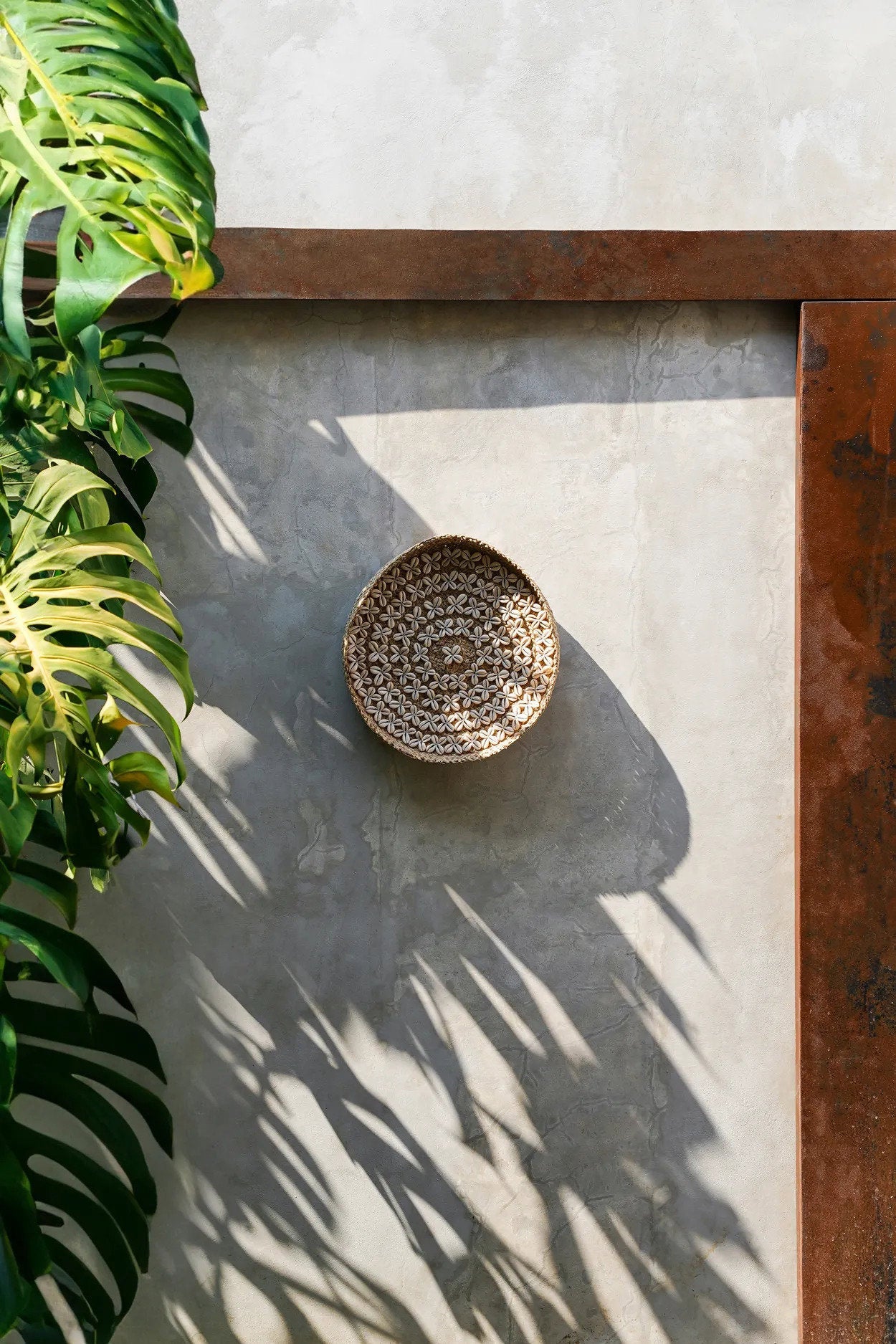 Costa Shell Wall Art - Natural White - M