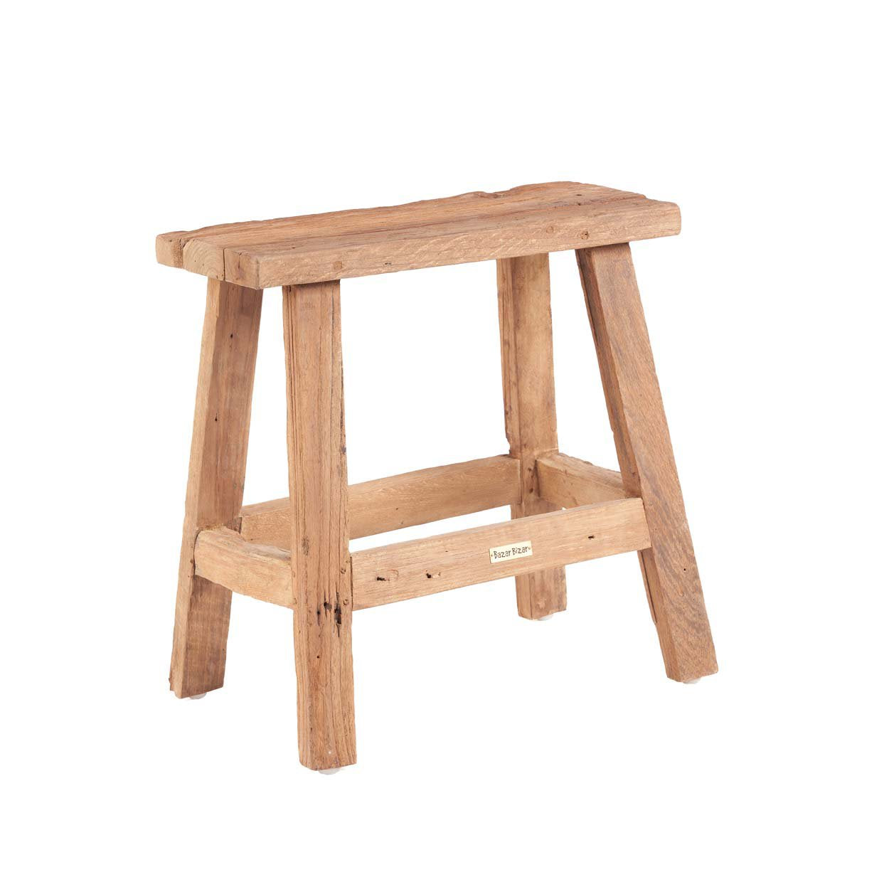 Fab Rustikke Skammel - Naturlig