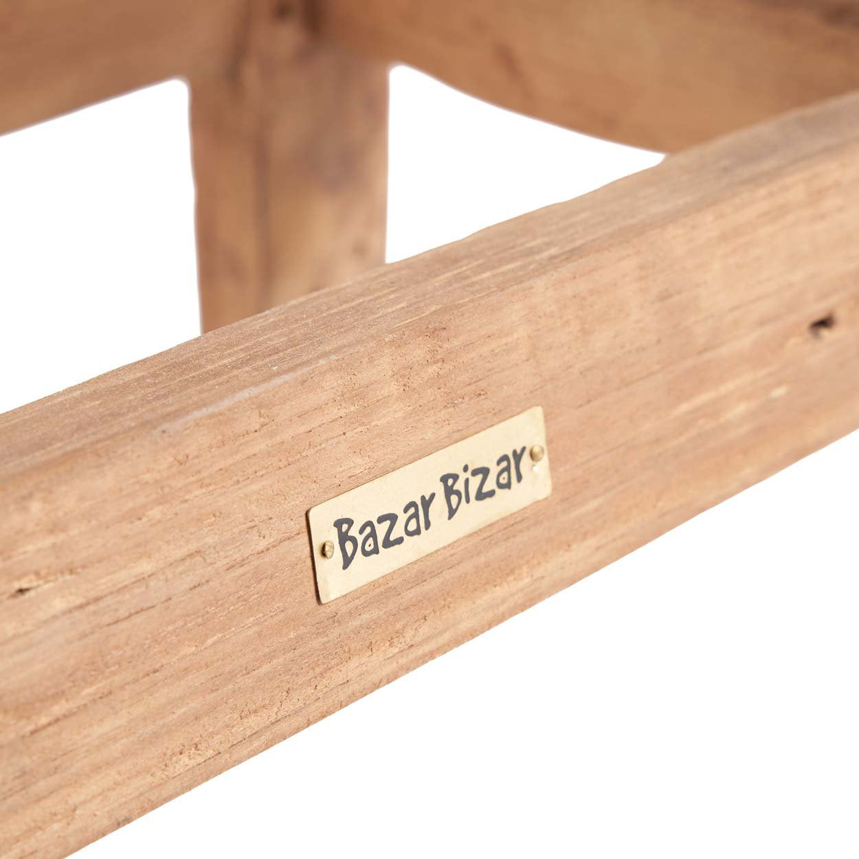 Fab Rustikke Skammel - Naturlig