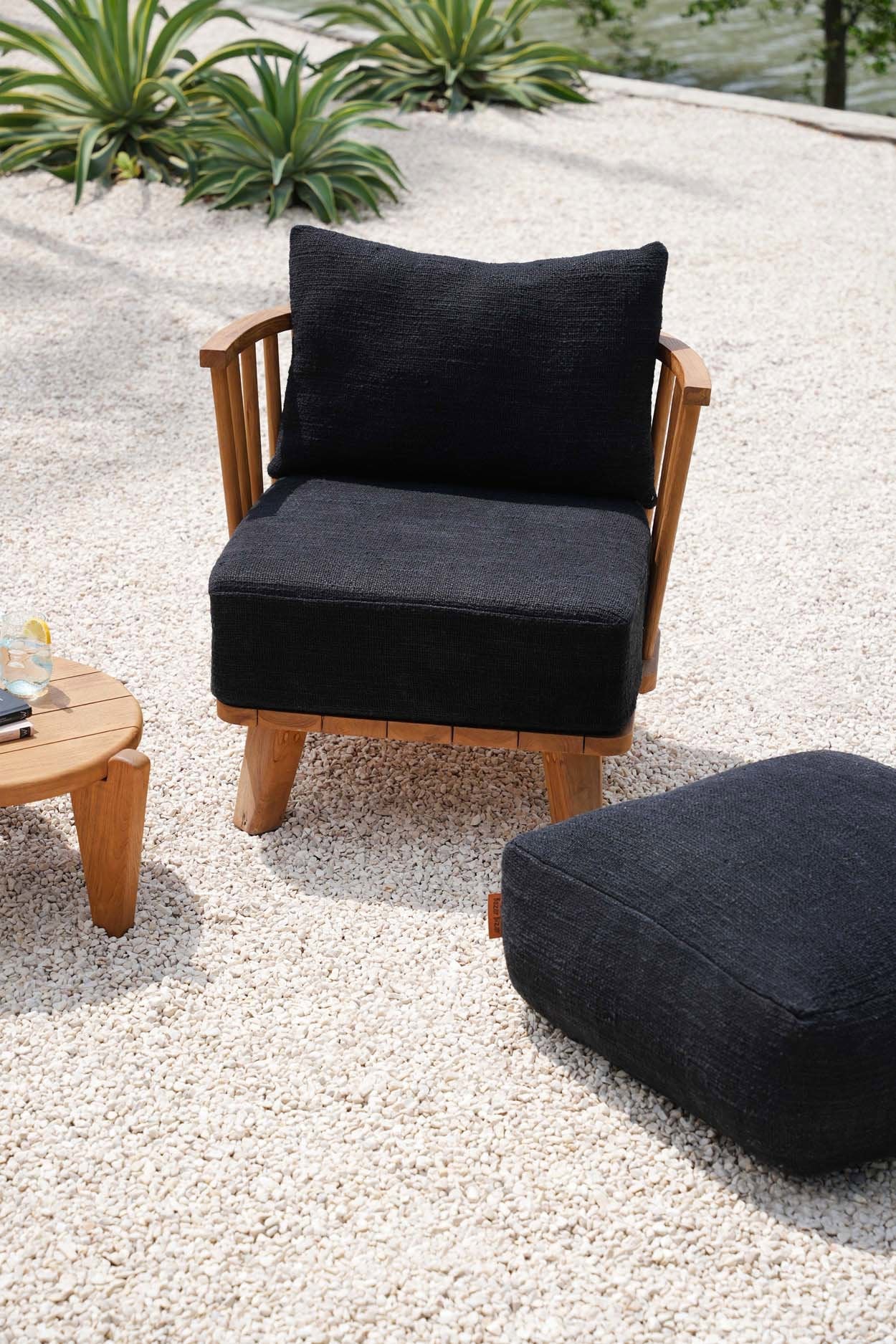 Malawi Single Chair - Natural Black