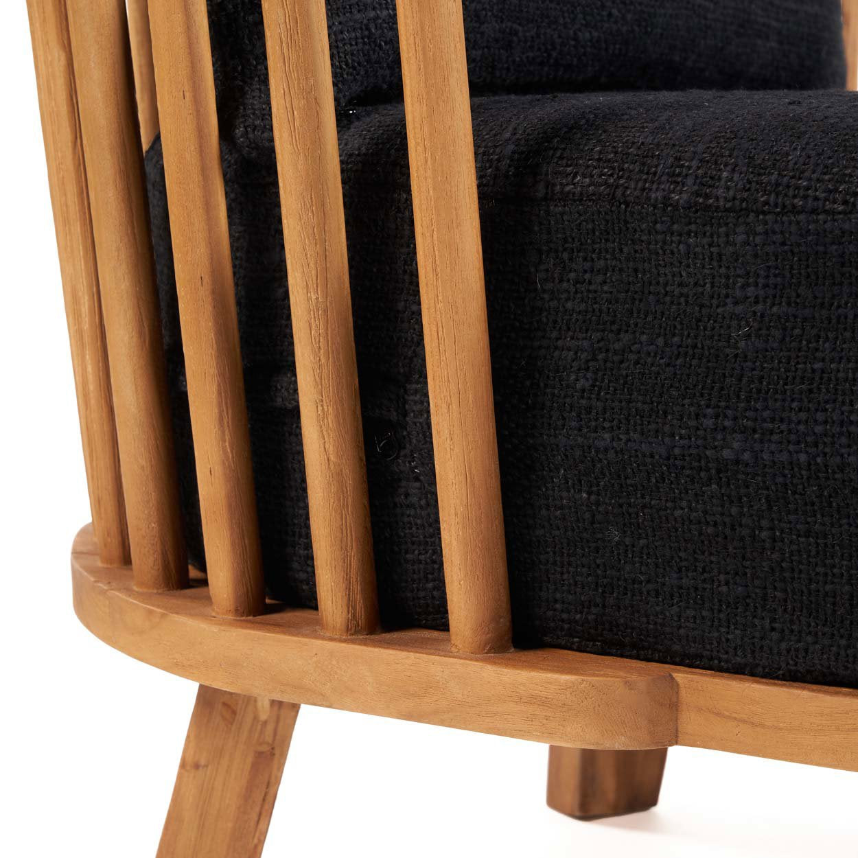 Malawi Single Chair - Natural Black