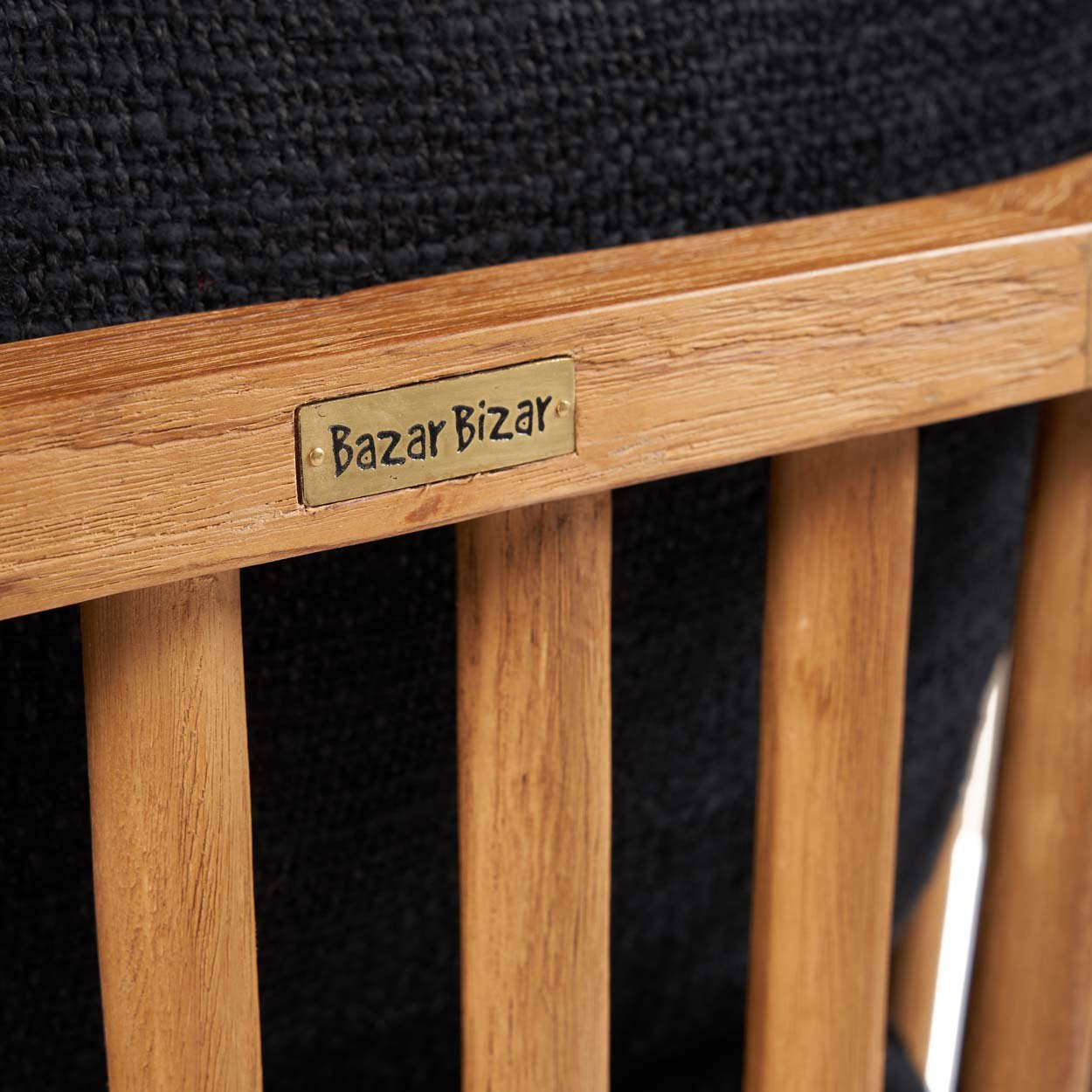 Malawi Single Chair - Natural Black