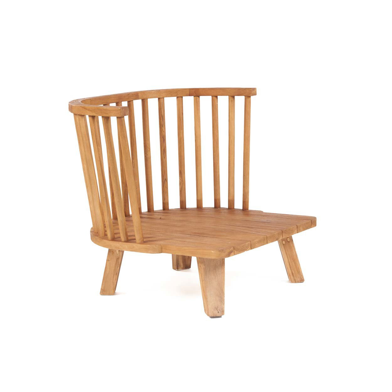Malawi Single Chair - Natural Black