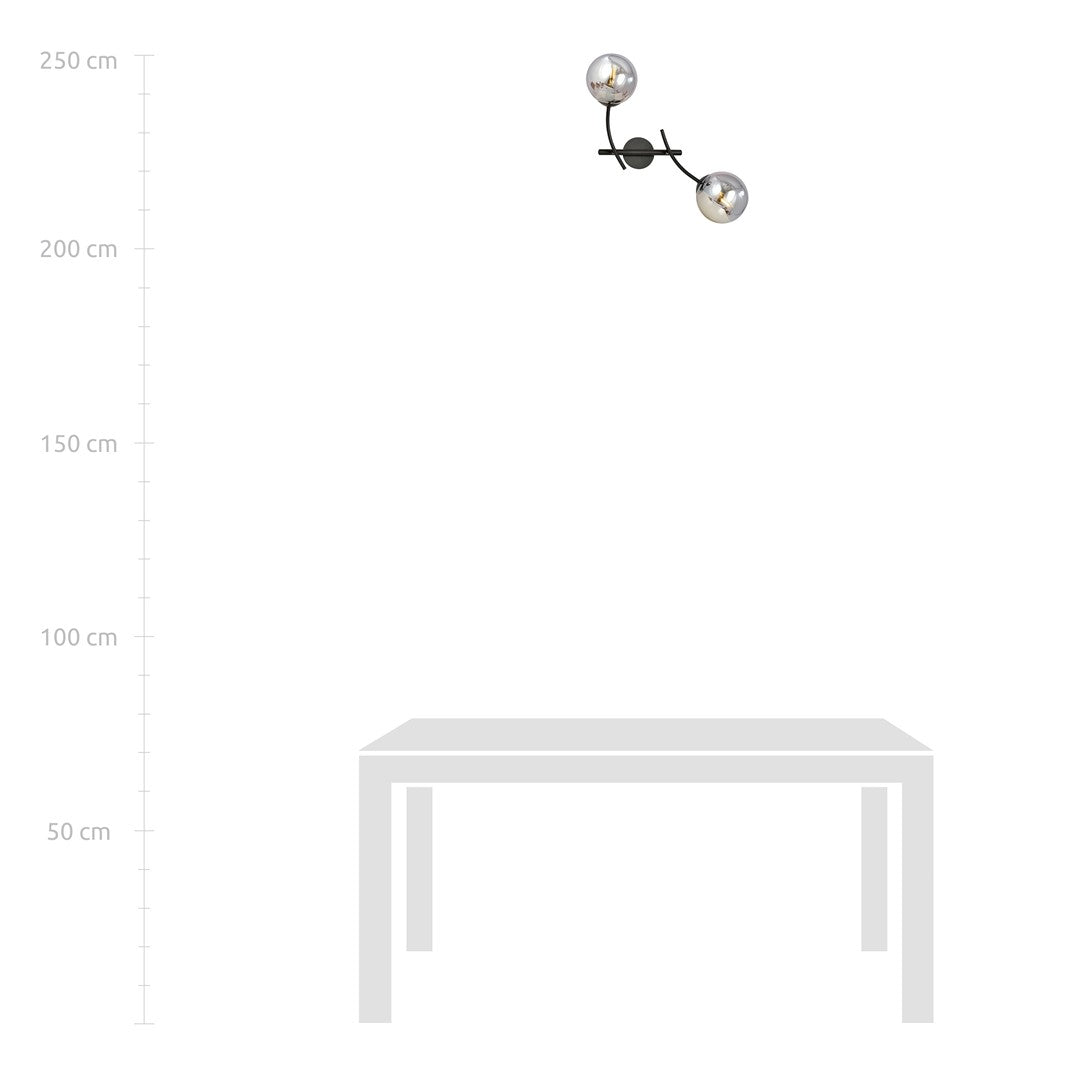 Loftlampe HUNTER K2 - Sort / Grafit - Nordic Unique