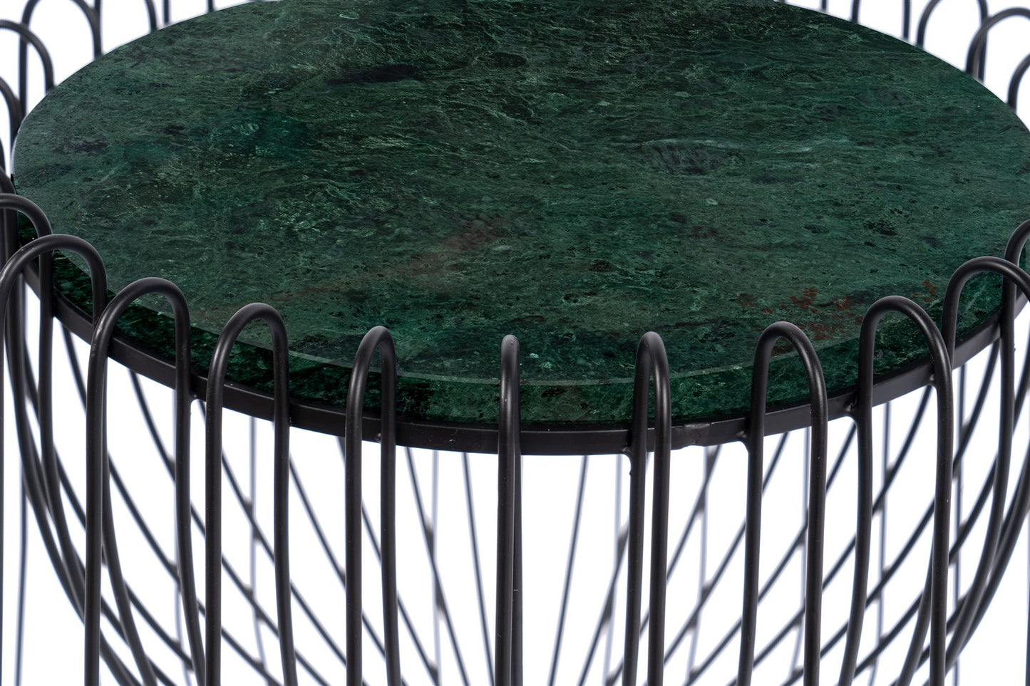 Sidebord Malibu 200 – Grøn / Sort - Nordic Unique