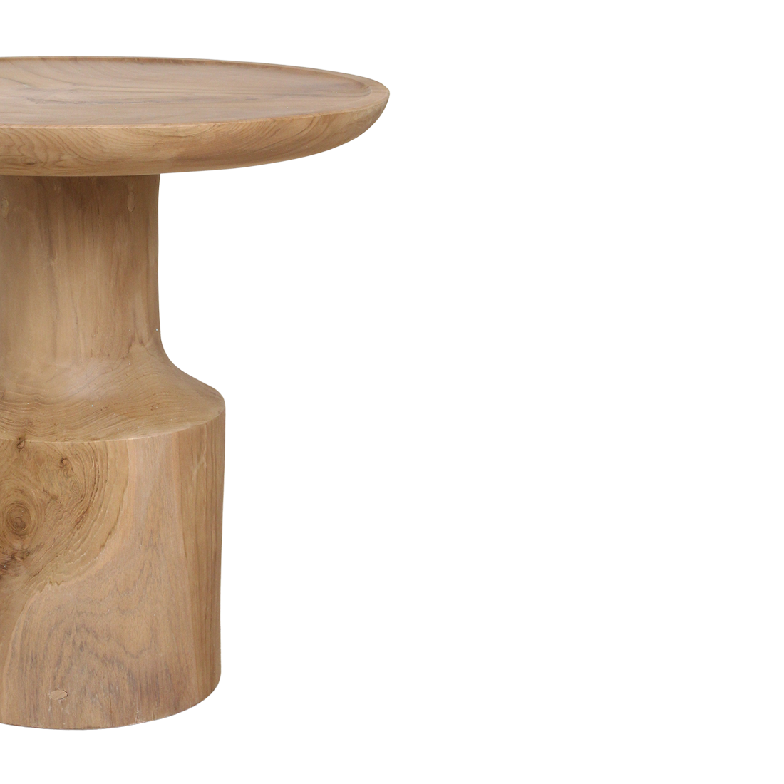 Nero teaksidebord Day - naturlig teak