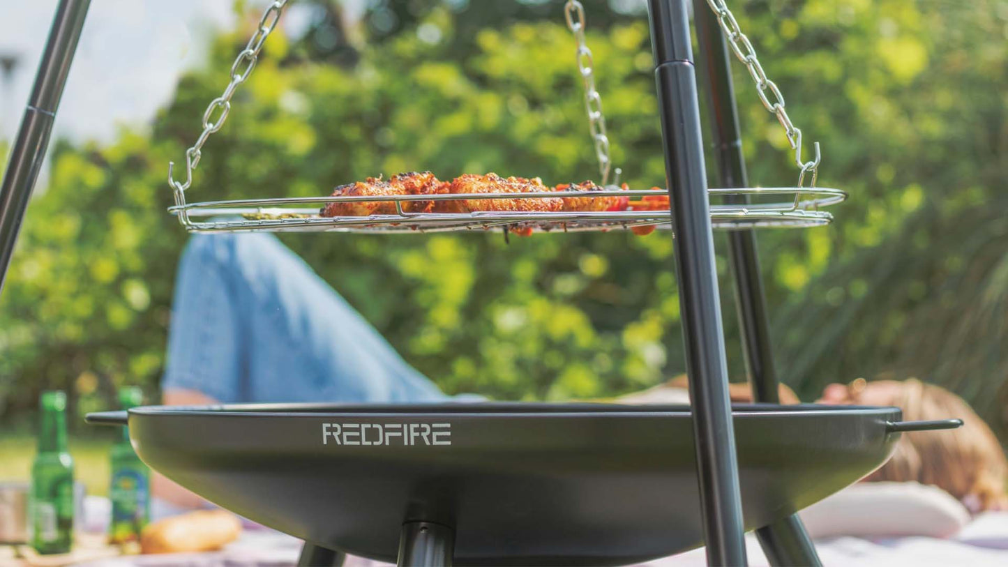 El Paso BBQ Bålfad Tripod – Sort/Sølv - Nordic Unique