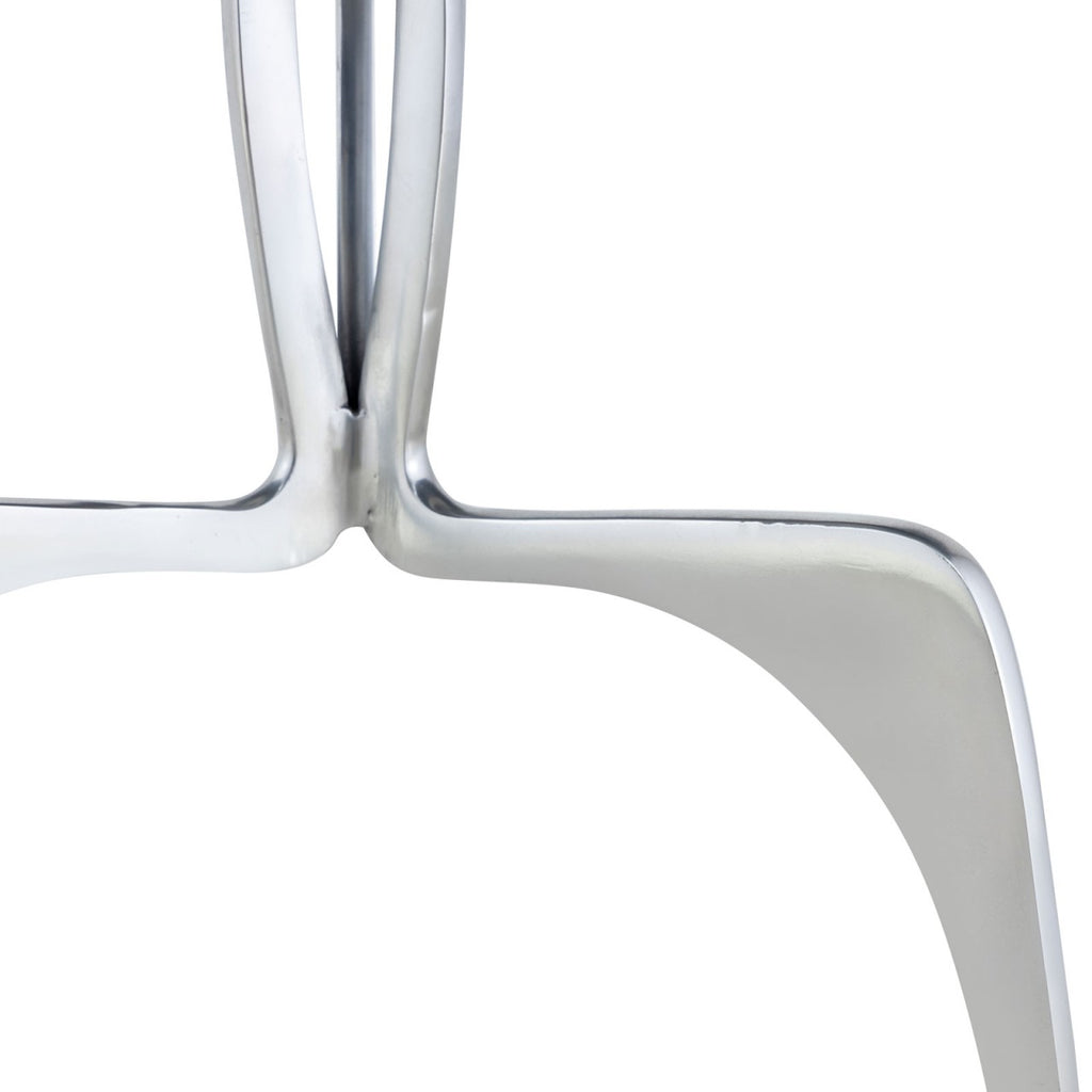 Sidebord i metal, rundt ø 45 x 56 cm