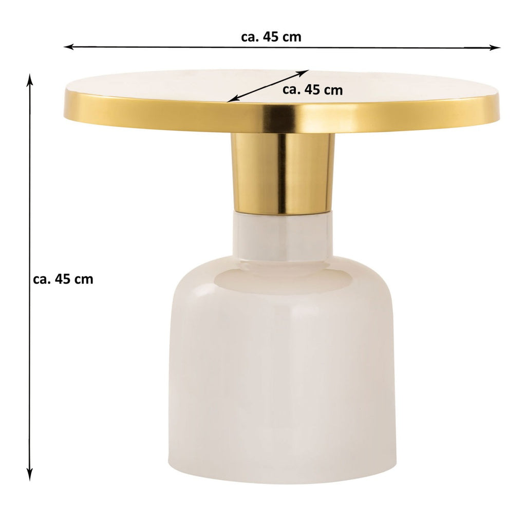 Sidebord rundt ø 45 H 45 cm