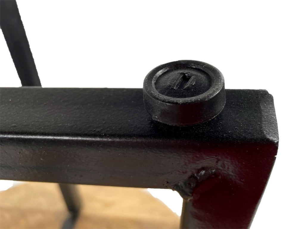 Sofabord rundt Ø60cm med metalstel - Nordic Unique