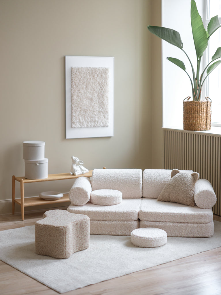 Fløde Hvid Sofa