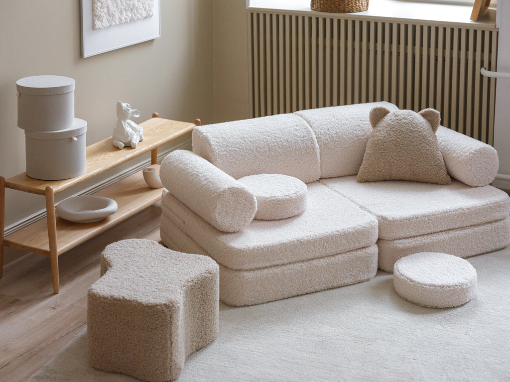Fløde Hvid Sofa
