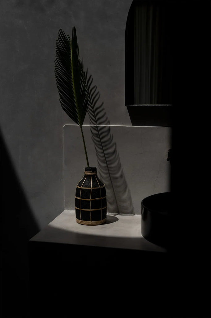 Whoopy Vase - Sort Natur - L