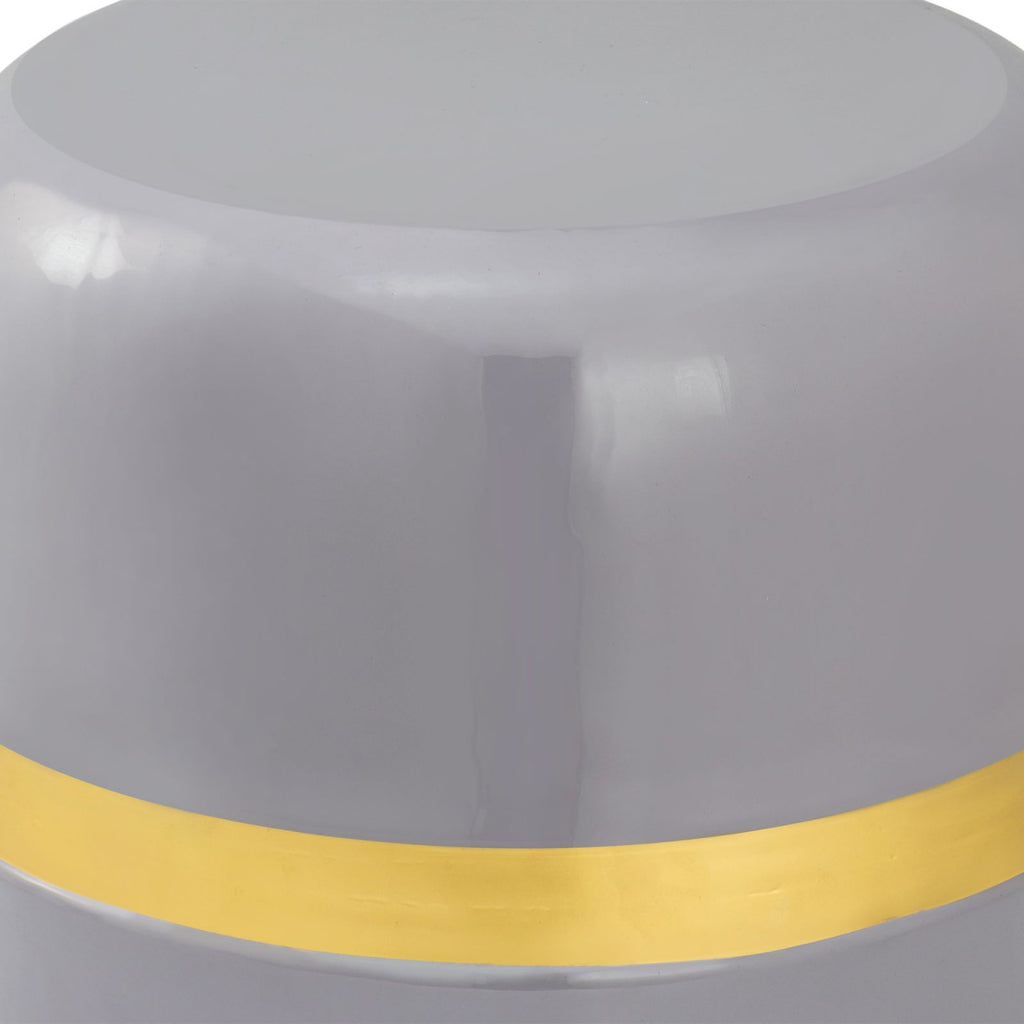 Dekorativt sidebord rundt ø 34 H 36 cm - Nordic Unique