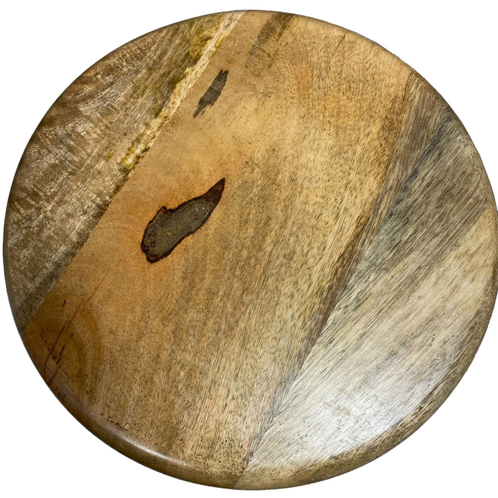 Drejestol/barstol, højdejusterbar i træ og metal hvid - Nordic Unique