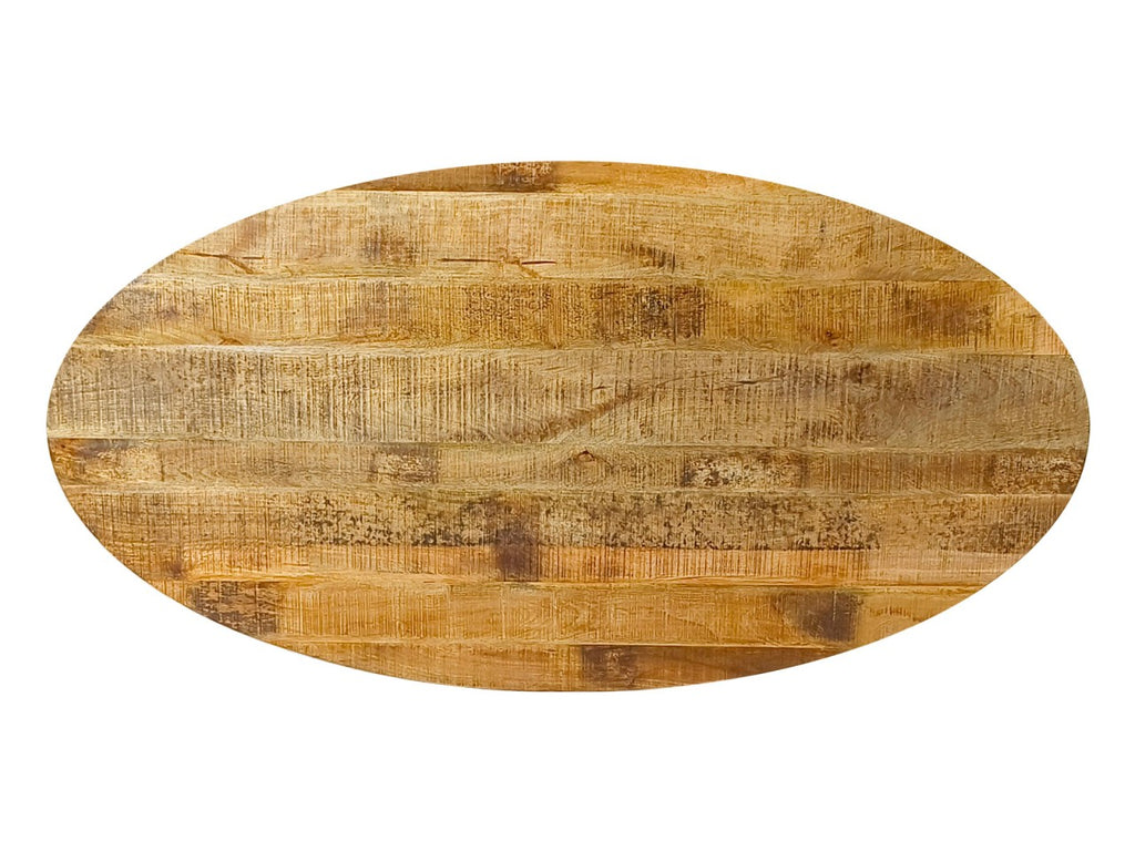 Spisebord oval 190x100cm i massivt mangotræ
