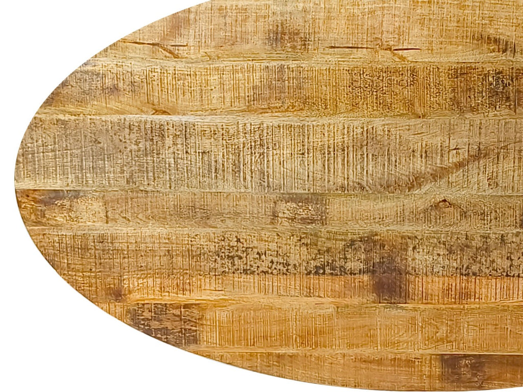 Spisebord oval 190x100cm i massivt mangotræ