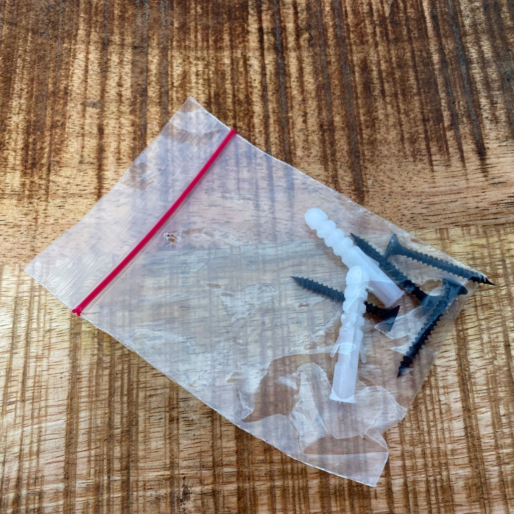 Væghængt hylde 50x50x25cm i metal og træ - Nordic Unique