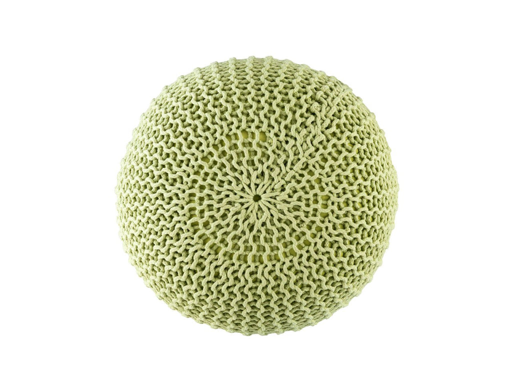 Puf/strikpuf premium Ø45cm 100% vandtæt æblegrøn