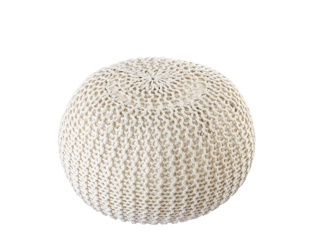 Puf/strikpuf premium Ø45cm 100% vandtæt beige